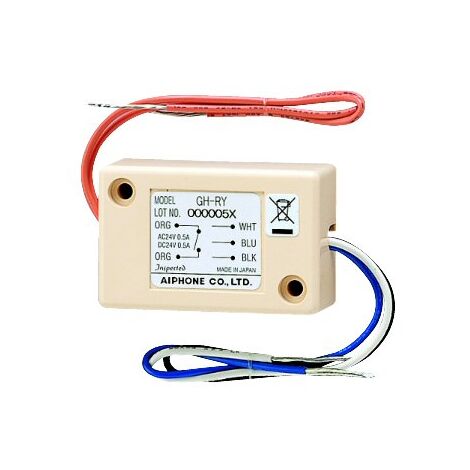 Relais pour commande ext. sonnerie ou commande add.(lumière,portail etc…) GTRY AIPHONE 200026 (1/3)