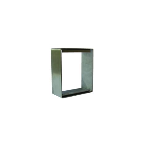 Cadre pour pose en saillie compatible avec tête Vigik Inox brossé - URMET C10000/I (1/2)