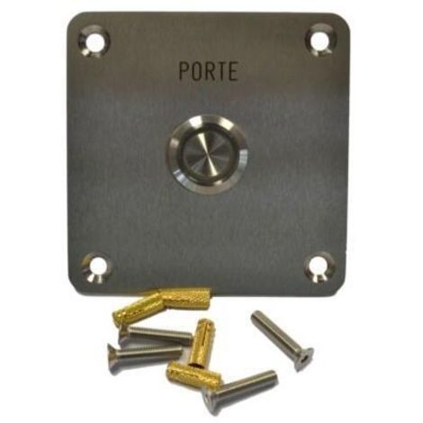 Bouton poussoir sortie lum no/nf 100x100 porte URMET 13040020 (1/2)