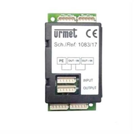 Module d&39interface utilisateur URMET 1083/17 16 pour plaque de rue SINTHESI STEEL