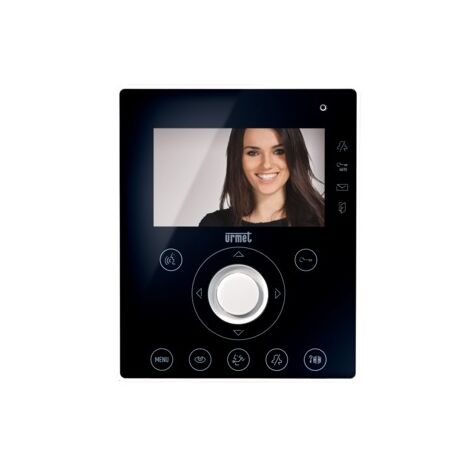 Facade noire pour aiko 1716/6 URMET 1716/73 (1/2)