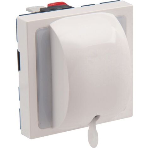 Legrand – Poussoir inverseur à tirage 6A 250V – Installation en encastré ou saillie – Cordon 1,5 m – Blanc RAL9003 finition brillante