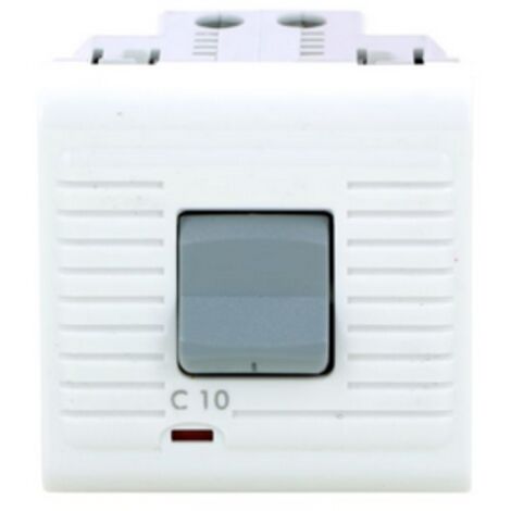 Disjoncteur magnétothermique Uni+Neutre 230V 10A Mosaic 2 modules blanc LEGRAND 077521 (1/4)