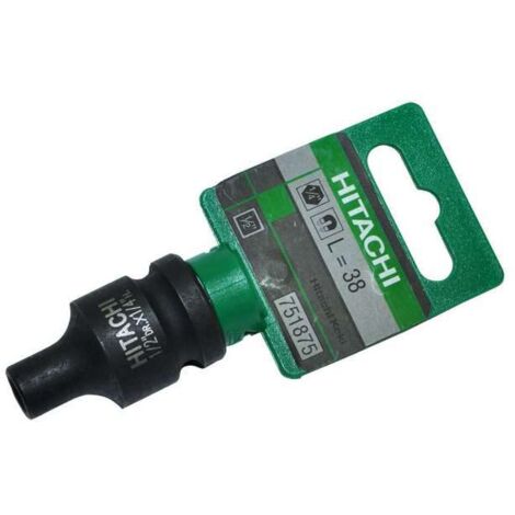 Adaptateur d'embout de 1/2'' à 1/4'' magnétique L. 38 mm - 751875 - Hikoki (1/6)