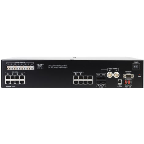 Centrale de gestion pour 8 entrées et 4 postes maîtres AX084C AIPHONE 110959 (1/3)