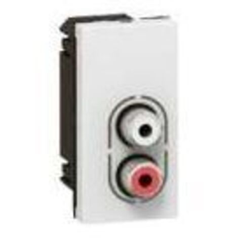 Prise Audio Programme Mosaic - XLR 3 Pôles - Femelle - 2 Modules Blanc 3245060787554