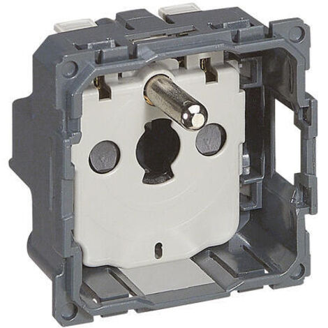 Legrand – Prise de courant standard 16A 250V 2P+T – Bornes automatiques pour installation rapide – Design intemporel pour intérieur moderne (1/10)
