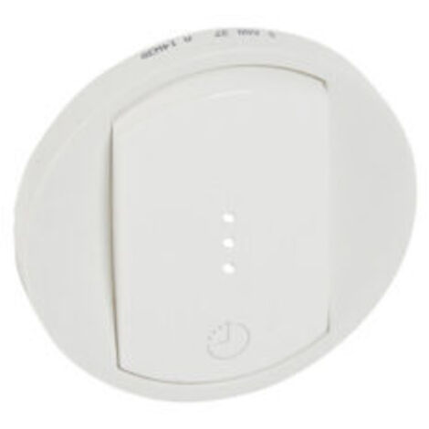 ENJOLIVEUR BLANC INTERRUPTEUR TEMPORISE LEGRAND 068037 (1/2)