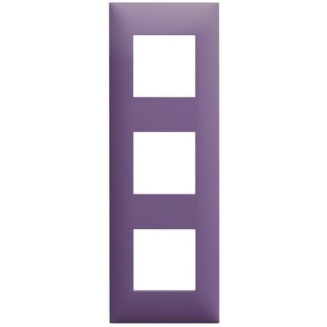 Plaque 3 postes - Pourpre Arnould Espace Evolution 64443