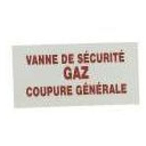 ETIQUETTE DE SIGNALISATION RIGIDE (1/2)