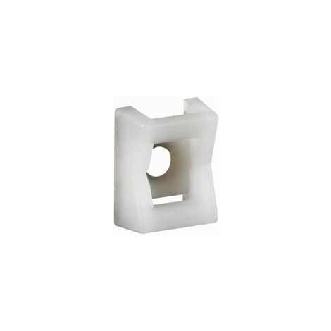 Legrand – Embase à visser 32072 – Pour collier 9mm – Fixation par vis Ø5mm – Incolore – Assemblage câbles électriques