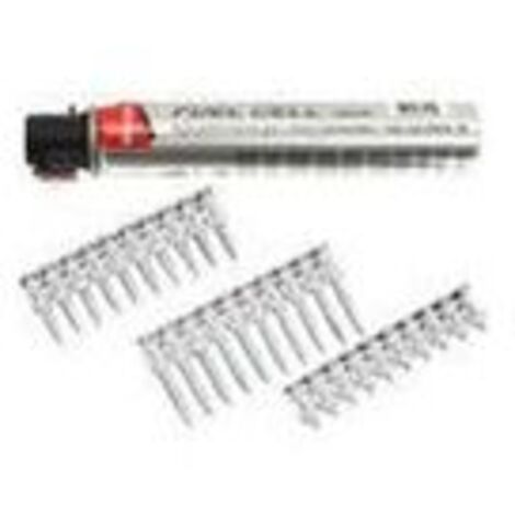 Packs : 1000 Clous C6 + 1 cartouche de gaz pour cloueur à béton (GN420C, PULSA700E, NC40G) MAKITA 196292-8