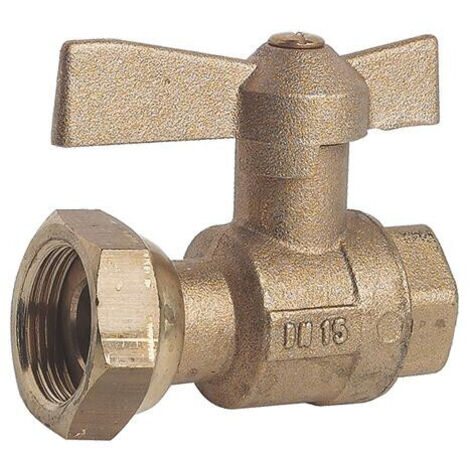 ROBINET D'ARRET COMPTEUR DROIT A BOISSEAU SPHERIQUE (1/4)