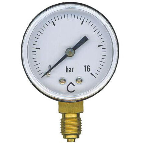MANOMETRE SEC A RACCORDEMENT RADIAL (1/2)
