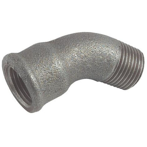 COUDE EGAL FONTE NOIRE 45° MALE FEMELLE N° 40 (1/2)