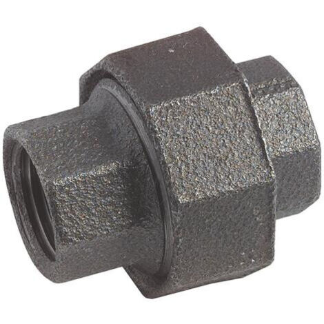 RACCORD UNION CONIQUE FONTE NOIRE DOUBLE FEMELLE N° 340 (1/2)