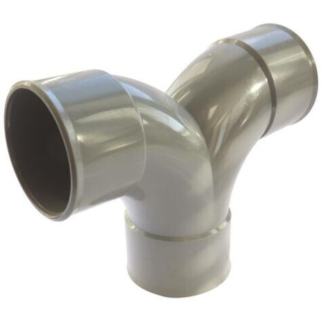 DOUBLE COUDE PVC A 87.30° POUR EVACUATION FEMELLE (1/2)