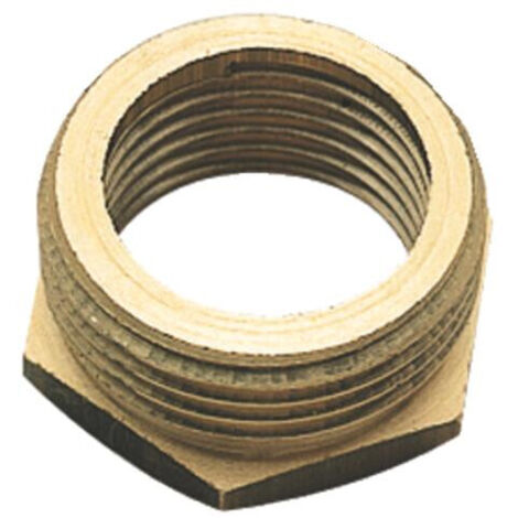 Réduction 6 pans laiton brut mâle 40/49 femelle 33/42 - 241 (1/2)