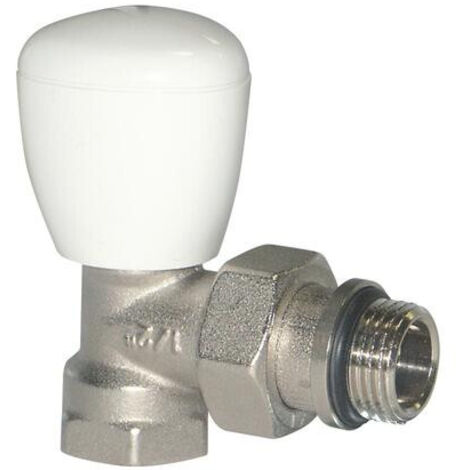 ROBINET DE RADIATEUR SIMPLE REGLAGE EQUERRE - RH (1/2)