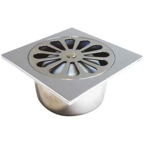 SIPHON DE SOL PLASTIQUE - PLATEAU CARRE (1/2)