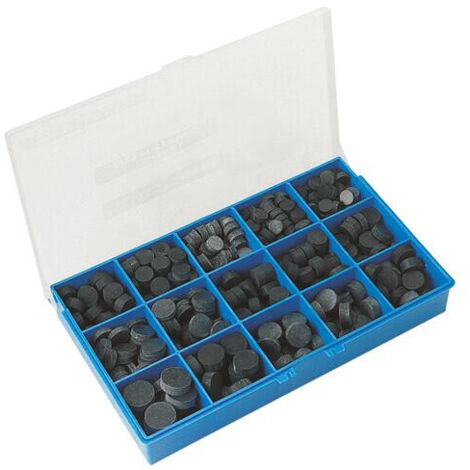 COFFRET PLASTIQUE DE CLAPETS PLEINS ASSORTIS CAOUTCHOUC NEOPAN (1/2)