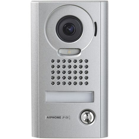 Aiphone – Platine vidéo couleur avec zoom – Caméra grand angle 170° – Résistante au vandalisme – JPDV – Pour JP4MED (1/4)