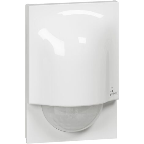 Legrand – Détecteur de mouvement 3 fils avec neutre IP42 – Angle 140° – Portée 8m – Installation murale – 48942