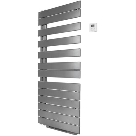 Radiateur sèche-serviettes eau chaude Fassane Spa Asym +Air ACOVA  Couleur: Couleur voir nuancier Acova - Dimensions: 171,3 x 55 x 10,6 cm - Sens: Pivot Droit - Puissance: 809 W