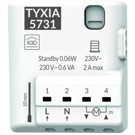 Récepteur nanomodule pour brise soleil orientables / stores bannes Tyxia 5731 DELTA DORE 6351412