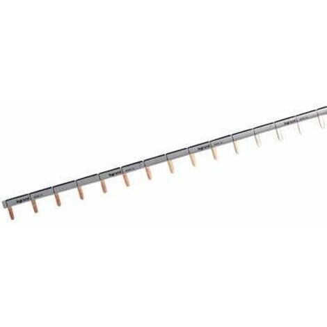 Peigne d'alimentation universel Phase + Neutre HX³ horizontale 1P entraxe 1,5 module - longueur 57 modules ou 1 mètre - 404933 - LEGRAND
