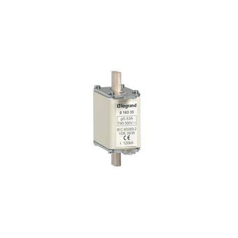Cartouche Industrielle à Couteau Type GG Taille 00 avec voyant 100A LEGRAND 016345