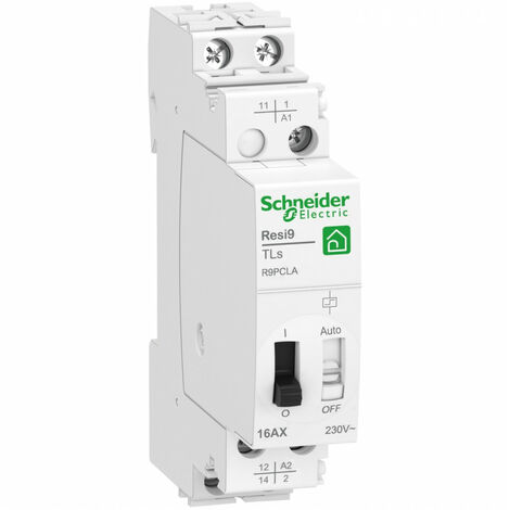 Resi9 XP télérupteur wiser auxiliarisé 1NO 16A SCHNEIDER R9PCLA