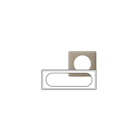 Plaque triple argile 6/8 modules (3 postes) finition poudrée Céliane LEGRAND 066726