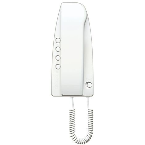 Bticino – Interphone analogique universel 1+N 4+N – Volume réglable sur 3 niveaux – Compatible systèmes concurrents – Montage mural (1/4)