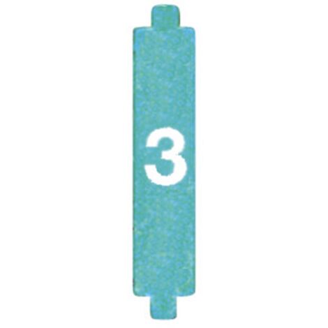 Jeu de 10 cavaliers de configuration pour système BUS avec marquage 3 BTICINO 3501/3