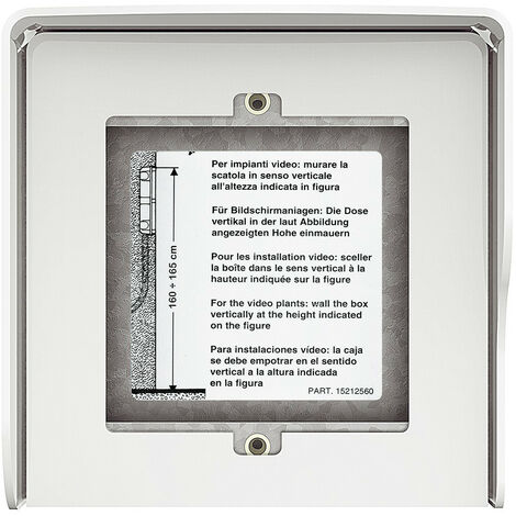 Boîtier mural Sfera New 1 module Allwhite BTICINO 350612