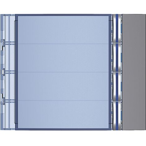 Façade Sfera New pour module électronique audio 4 appels Allstreet BTICINO 352043 (1/2)
