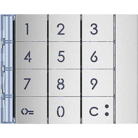 Façade Sfera New pour module électronique clavier Allmetal BTICINO 353001