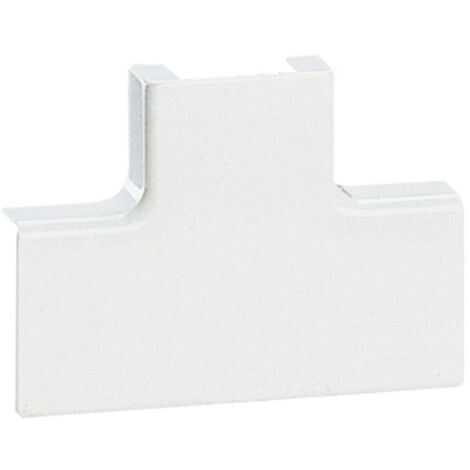 Dérivation en T à plat pour moulure DLPlus 40x20mm blanche LEGRAND 030208 (1/4)