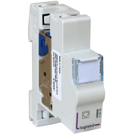 Legrand – Module de brassage blindé catégorie 6 STP avec connecteur LCS³ certifié PoE++ – Coffret de communication – LEG413103 (1/3)