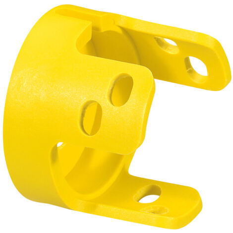 Collerette de garde pour coup de poing Ø40 pousser-tourner et pousser-tirer Osmoz jaune LEGRAND 024181 (1/2)