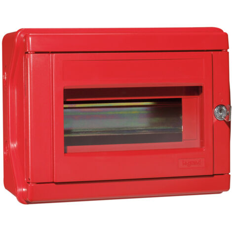 Legrand – Coffret de sécurité Plexo IP55 IK07 – Capacité 9 modules – Étanchéité pour installations en milieu humide – Auto-extinguibilité 750°C (1/2)