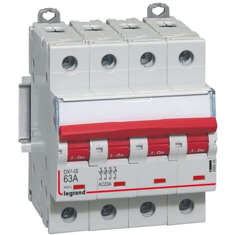 LEGRAND MÉCANISMES 406544  COMMUTATEUR  DX3 IS-A 4P 63 A
