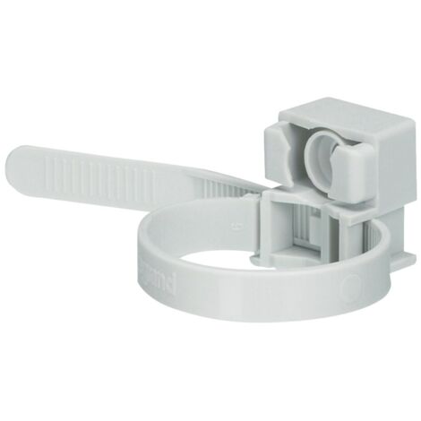Legrand – Collier à embase pour tube IRL 16-32 mm – Fixation intérieure – Longueur 180 mm – Largeur 8 mm – Boîte de 100 unités