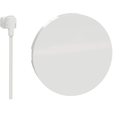 Odace enjoliveur Blanc livré avec 1 LED bleu 0 15 mA connexion par câble SCHNEIDER S520297