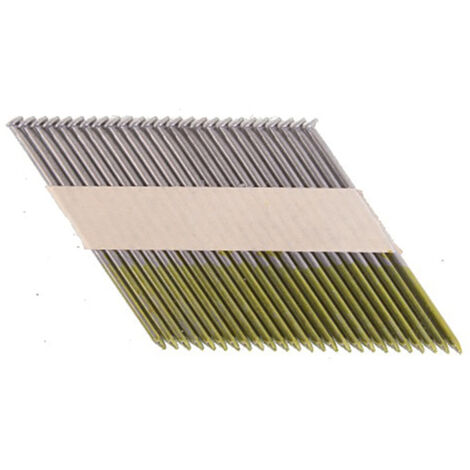 Makita – Lot de 3000 clous 34° tête D lisses – Longueur 75mm, diamètre 3,1mm – Pour cloueurs pneumatiques et à gaz – Applications bois dur - F-30579