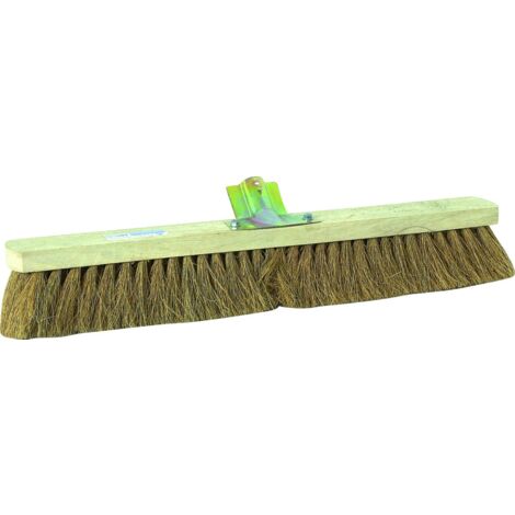 Ecolands – Balai industriel en coco 60 cm – Tête en microfibre pour nettoyage efficace – Manche en bois confortable – Brosserie Marchand (1/3)