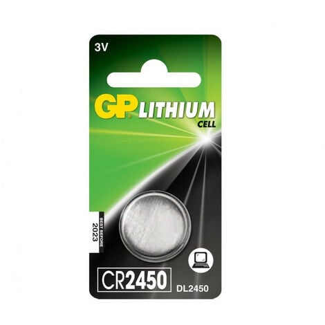 GP CR2430 pile bouton lithium 3 V (lot de 5)