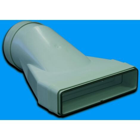 Manchon mixte à joints, rectangulaire 40x220 mm/circulaire D 80 mm, gamme TUBPLA S&P (UNELVENT) 831002