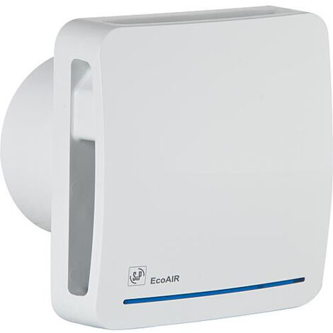 Unelvent – Aérateur centrifuge Ecoair SLC 5,6W – Débit 15 à 60 m3/h – Installation murale ou plafond – Niveau sonore 32 dB